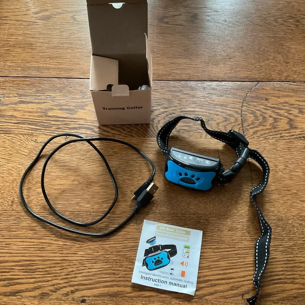 Dog Rechargeable Anti Bark Training Collar New